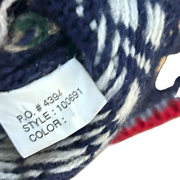 Vintage Americana Cardigan Teacher Patriotic Granny Eclectic Cottagecore LARGE - Picture 7 of 11